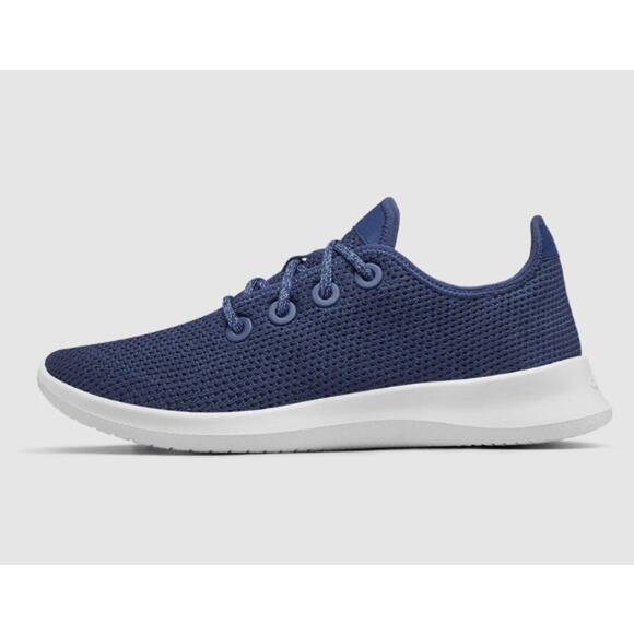 Allbirds Tree Runners Size 8 Blue Women's Mesh Low Top Active Running Sneaker - Picture 1 of 12